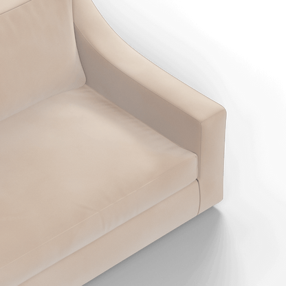 Louis Sectional Sofa — Low-Profile Modular Corner Layout