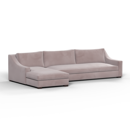 Louis Sectional Sofa — Low-Profile Modular Corner Layout