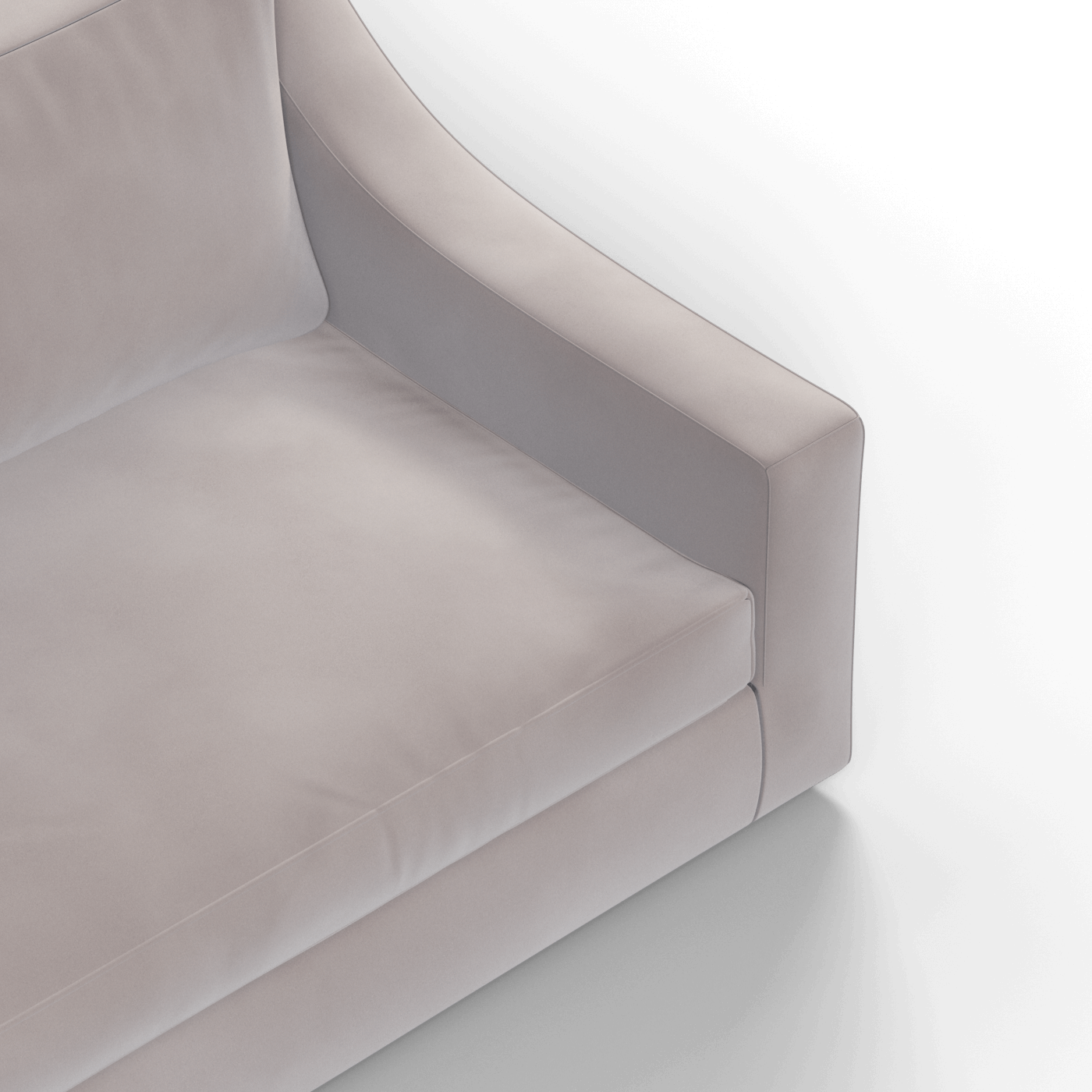 Louis Sectional Sofa — Low-Profile Modular Corner Layout