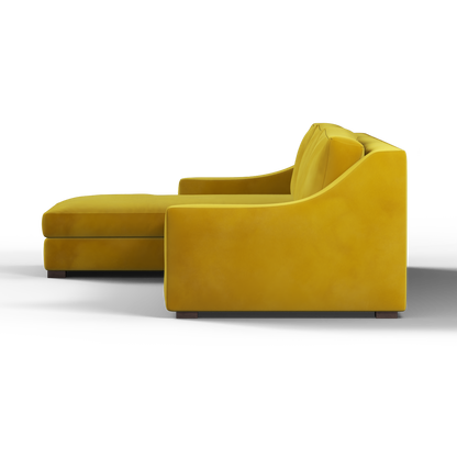 Louis Sectional Sofa — Low-Profile Modular Corner Layout