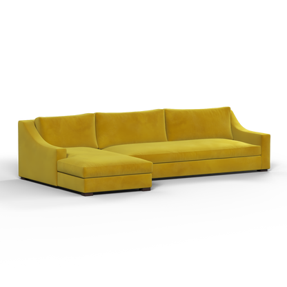 Louis Sectional Sofa — Low-Profile Modular Corner Layout