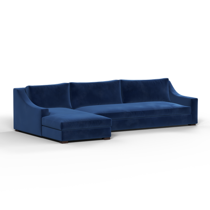 Louis Sectional Sofa — Low-Profile Modular Corner Layout