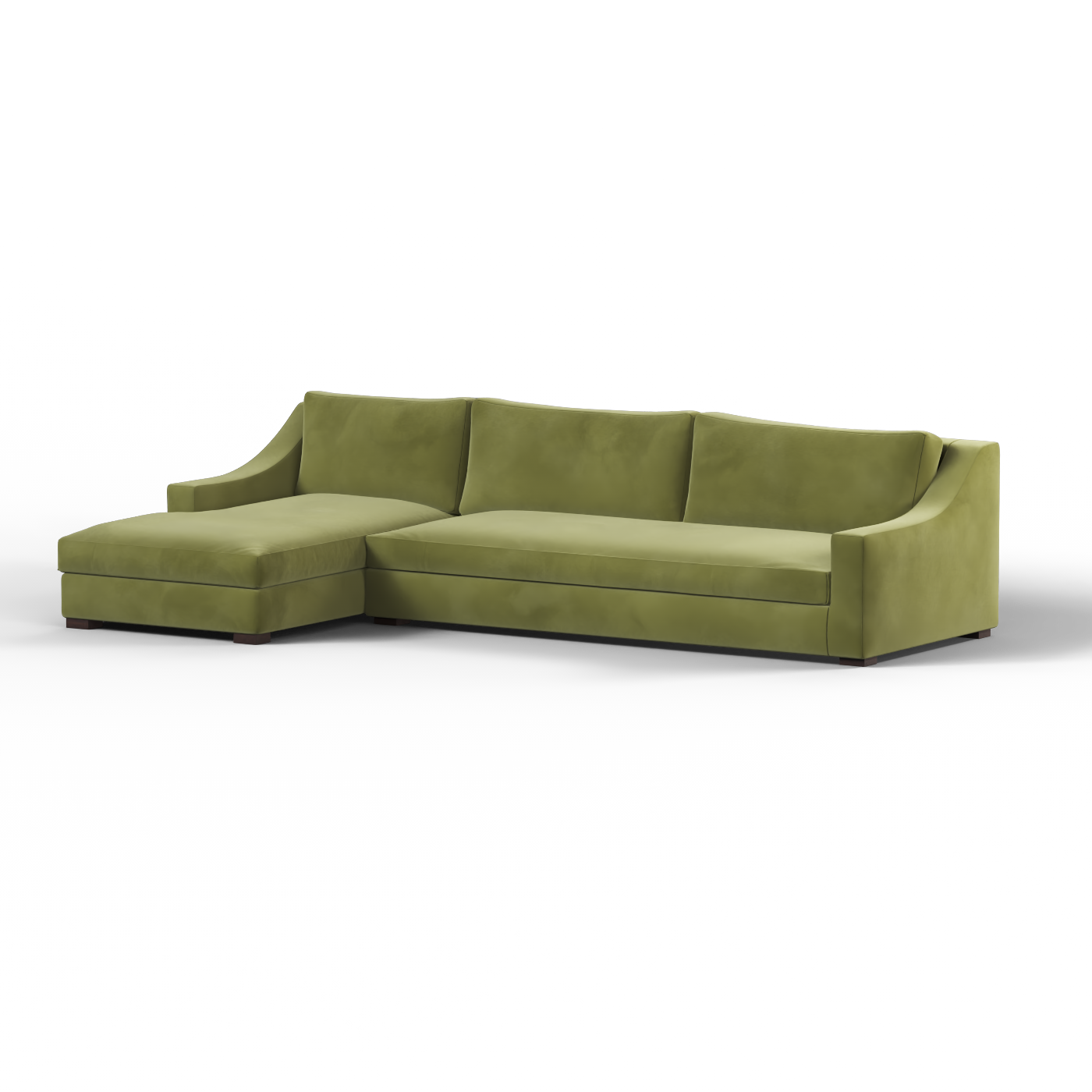 Louis Sectional Sofa — Low-Profile Modular Corner Layout