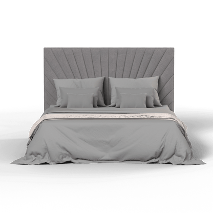 Lucia Bed With High Refined Headboard