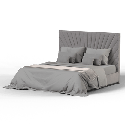 Lucia Bed With High Refined Headboard