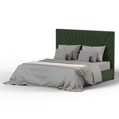 Lucia Bed With High Refined Headboard
