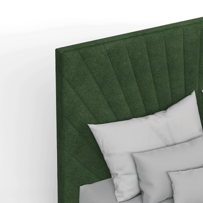 Lucia Bed With High Refined Headboard