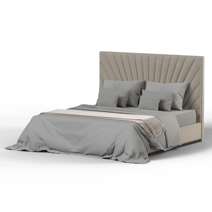 Lucia Bed With High Refined Headboard
