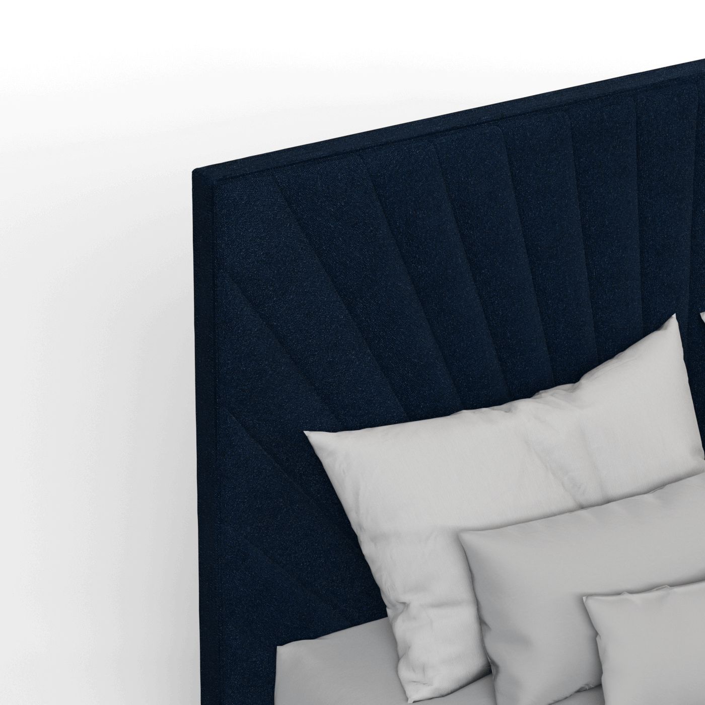 Lucia Bed With High Refined Headboard