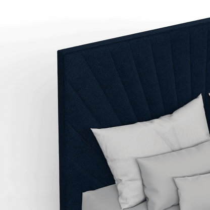 Lucia Bed With High Refined Headboard