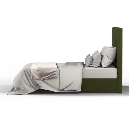Lucia Bed With High Refined Headboard