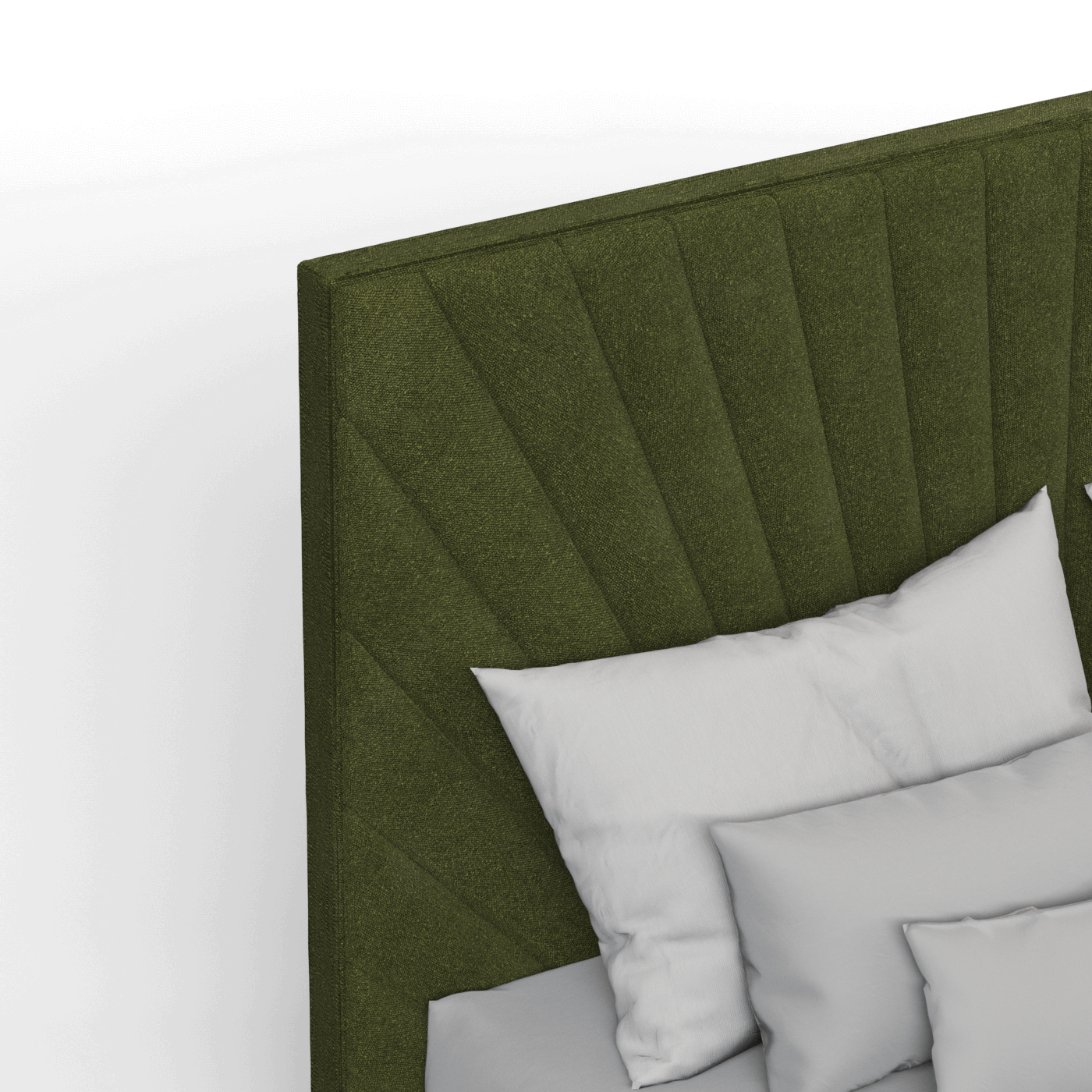 Lucia Bed With High Refined Headboard