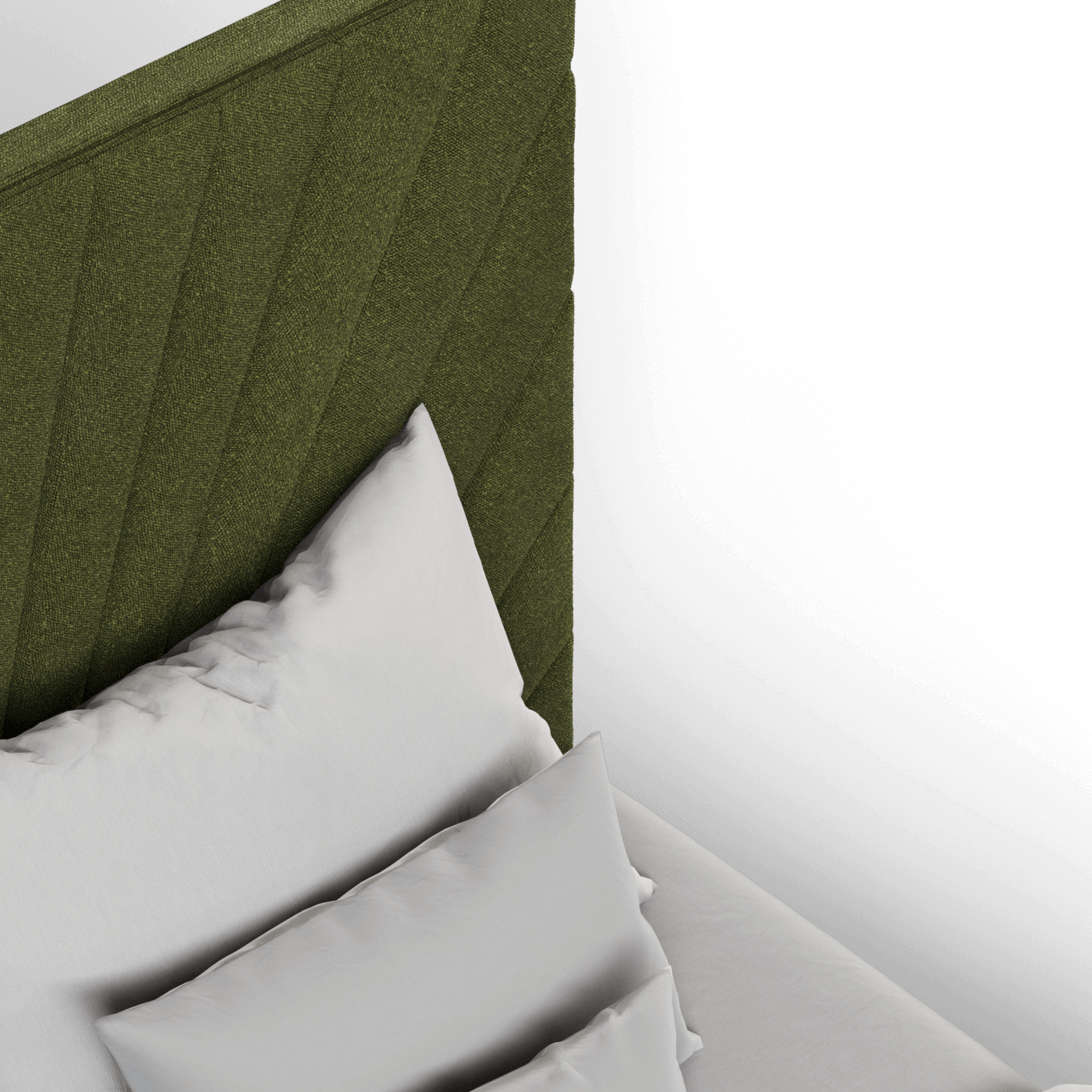 Lucia Bed With High Refined Headboard
