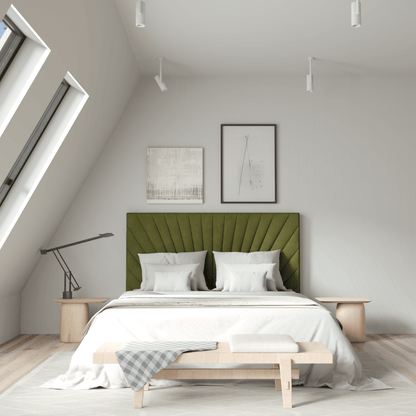 Lucia Bed With High Refined Headboard