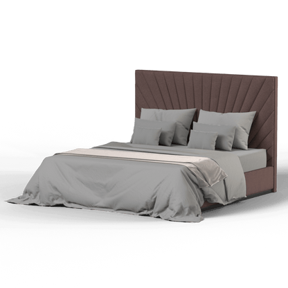 Lucia Bed With High Refined Headboard