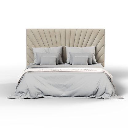 Lucia Bed With High Refined Headboard