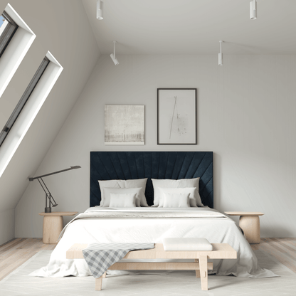 Lucia Bed With High Refined Headboard