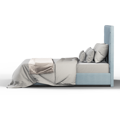 Lucia Bed With High Refined Headboard