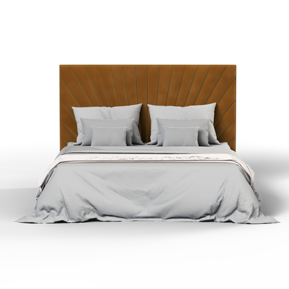 Lucia Bed With High Refined Headboard