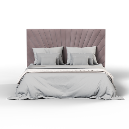 Lucia Bed With High Refined Headboard