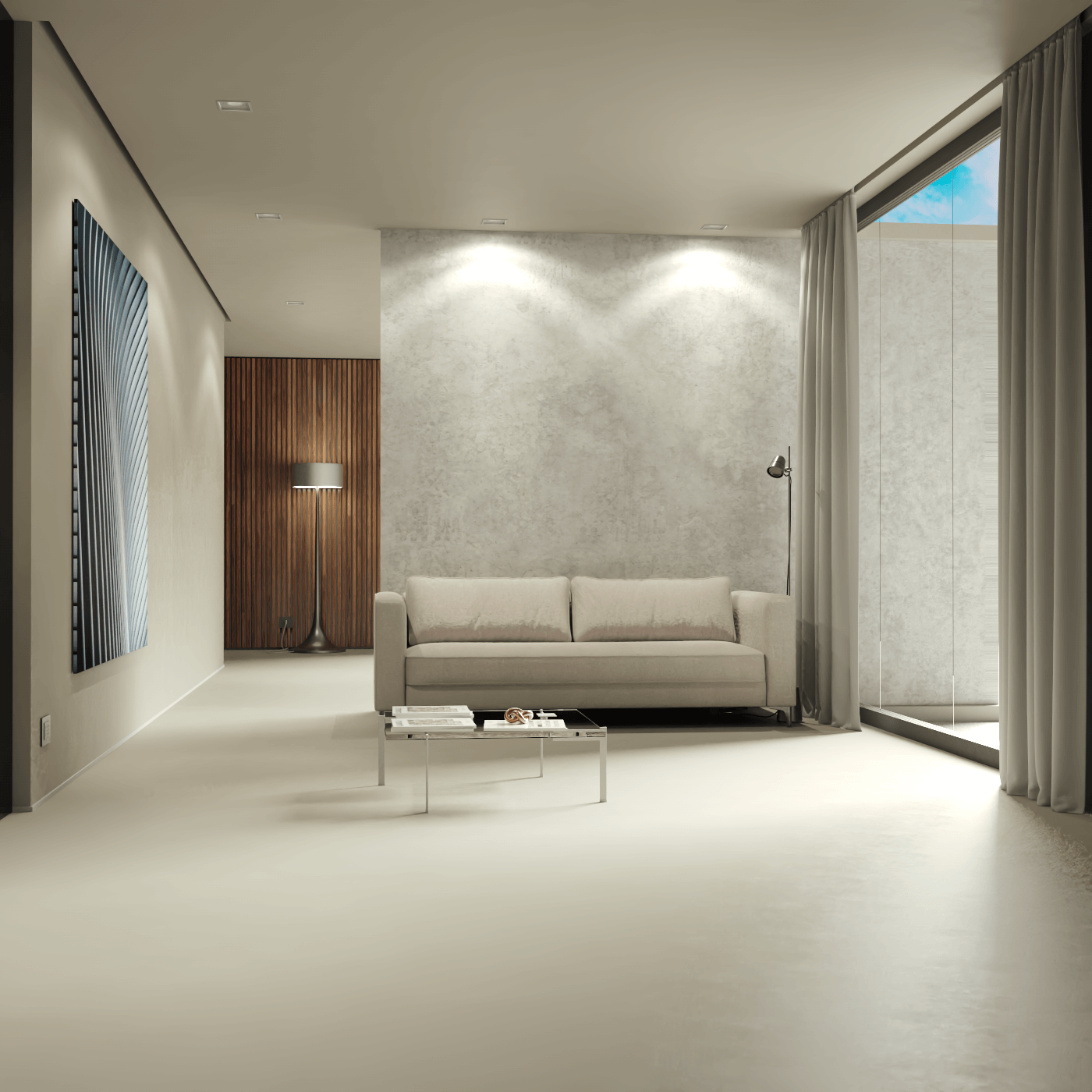 Nova Modern Silhouette Sofa