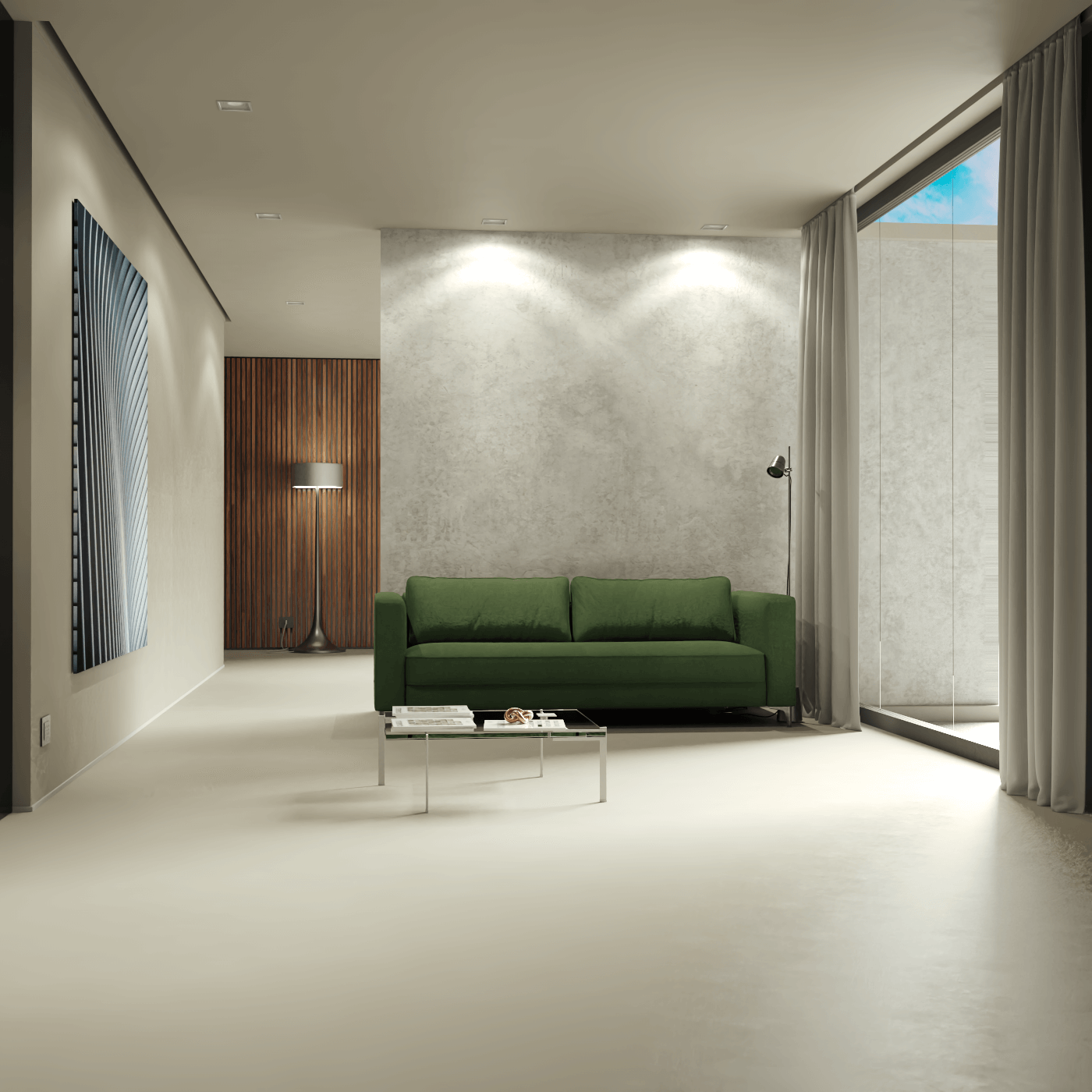 Nova Modern Silhouette Sofa