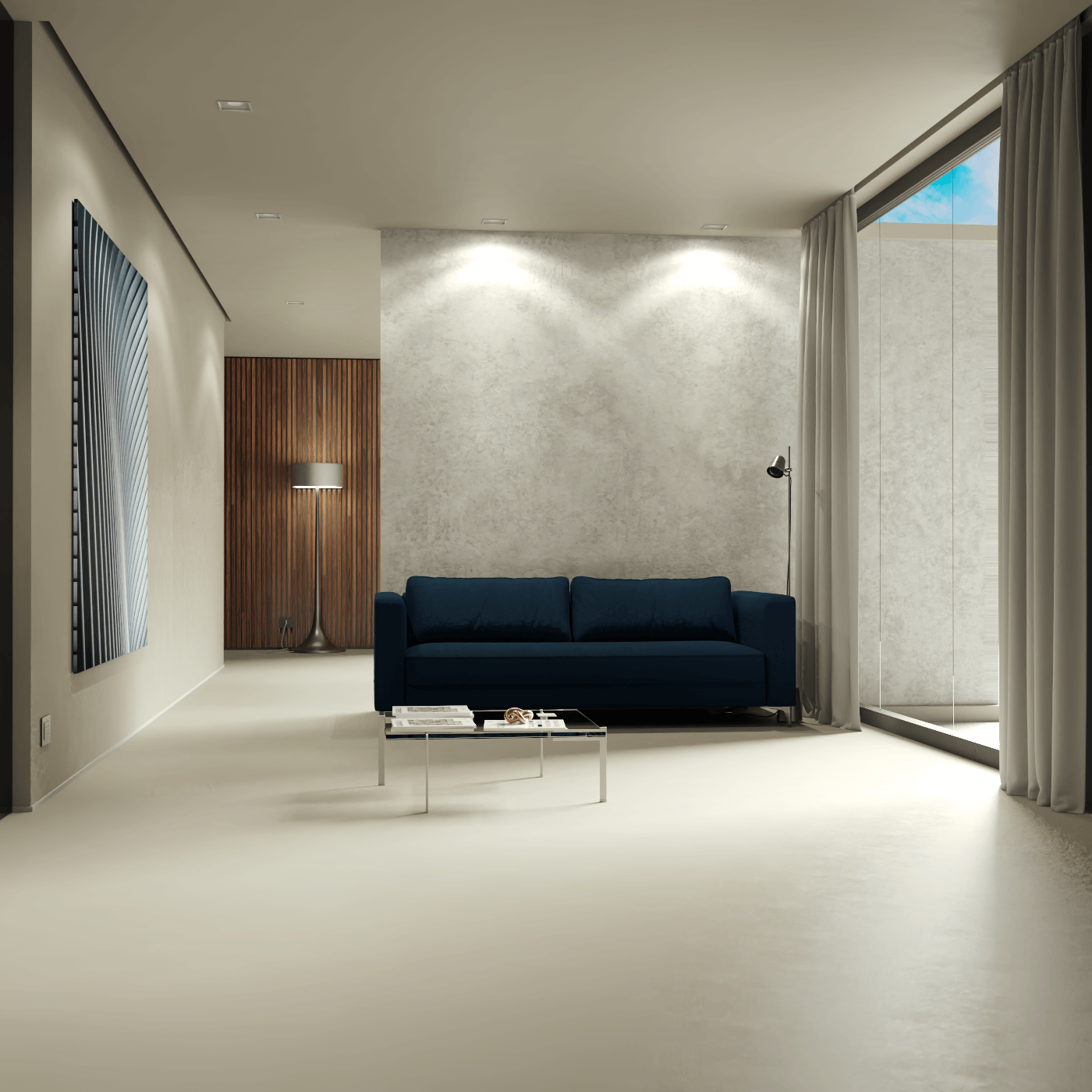 Nova Modern Silhouette Sofa