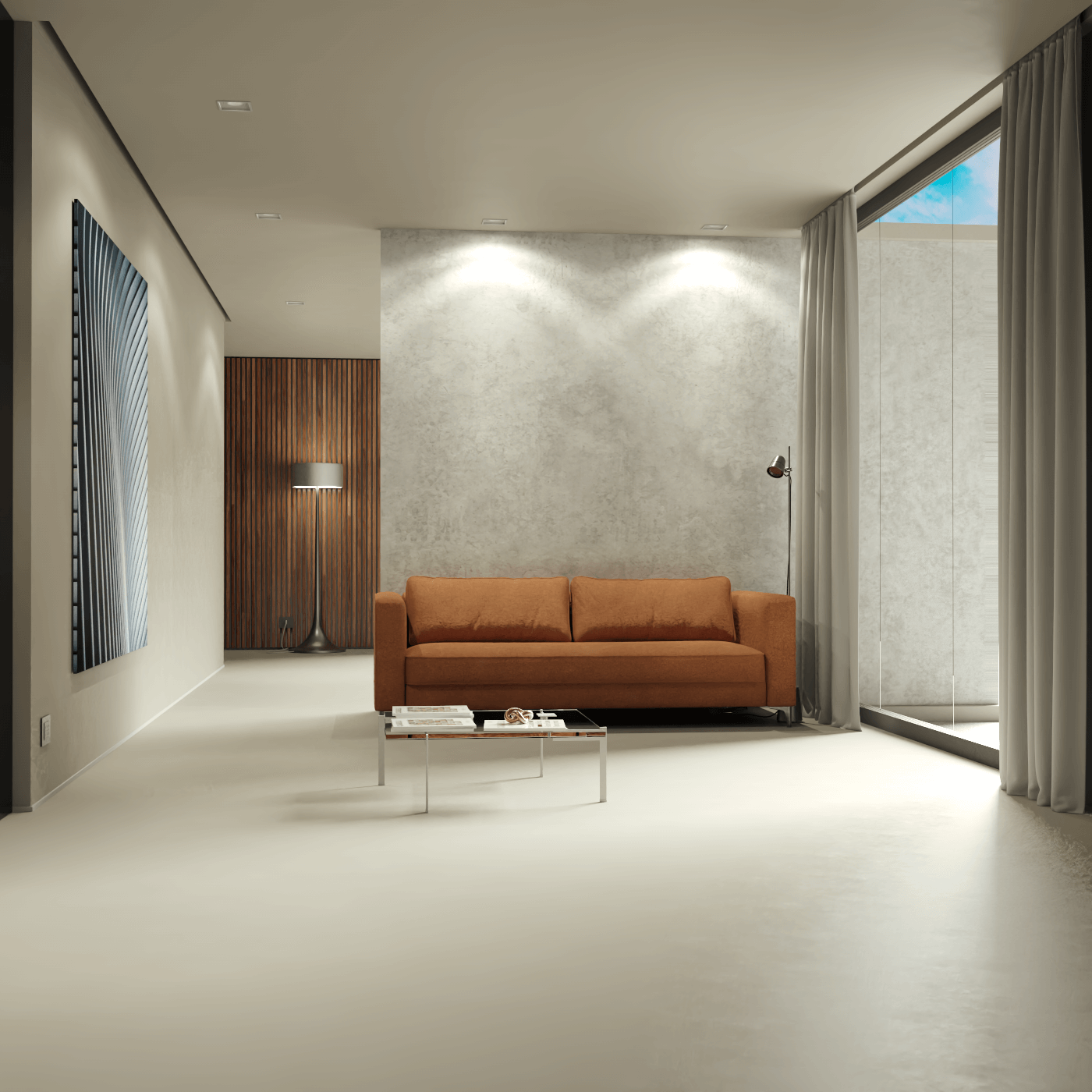 Nova Modern Silhouette Sofa