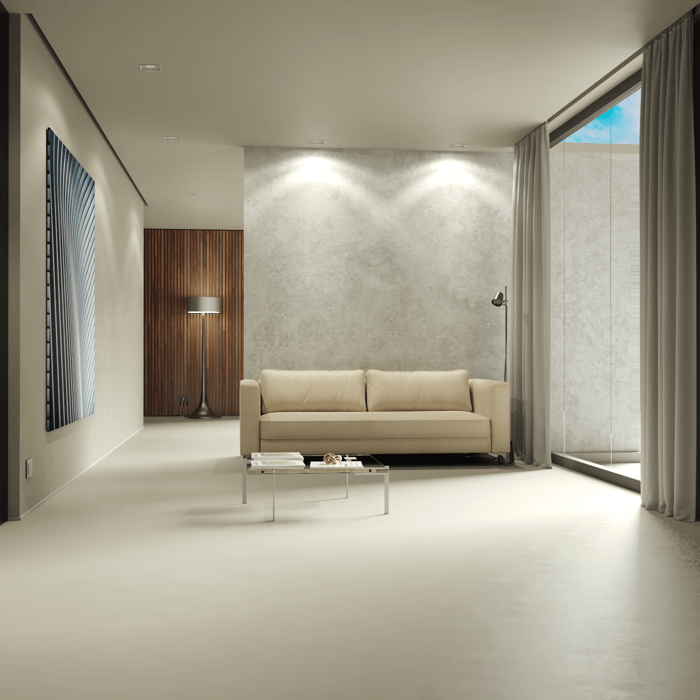 Nova Modern Silhouette Sofa