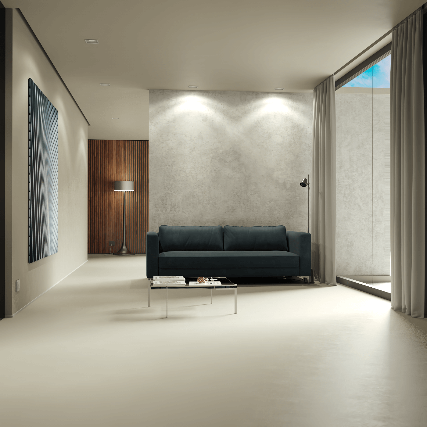 Nova Modern Silhouette Sofa