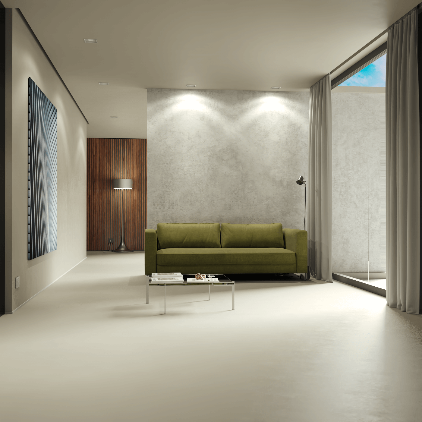 Nova Modern Silhouette Sofa