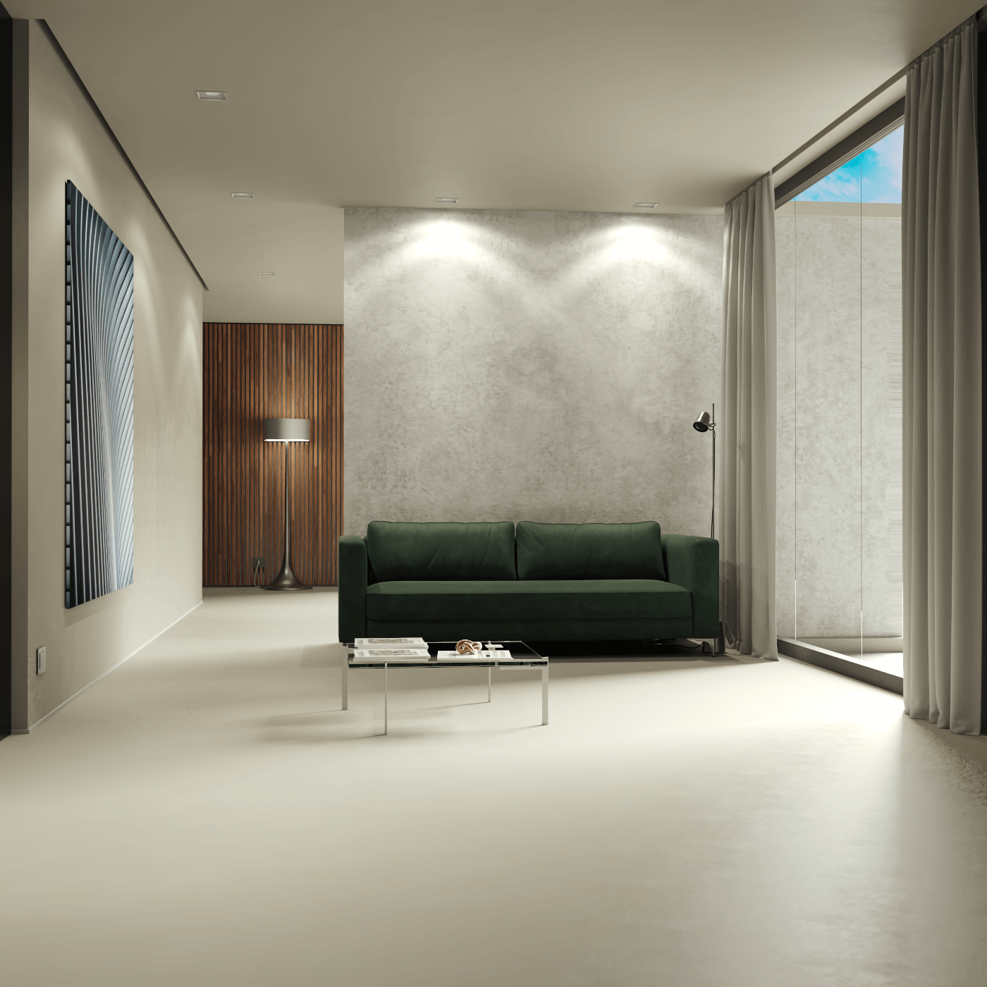 Nova Modern Silhouette Sofa