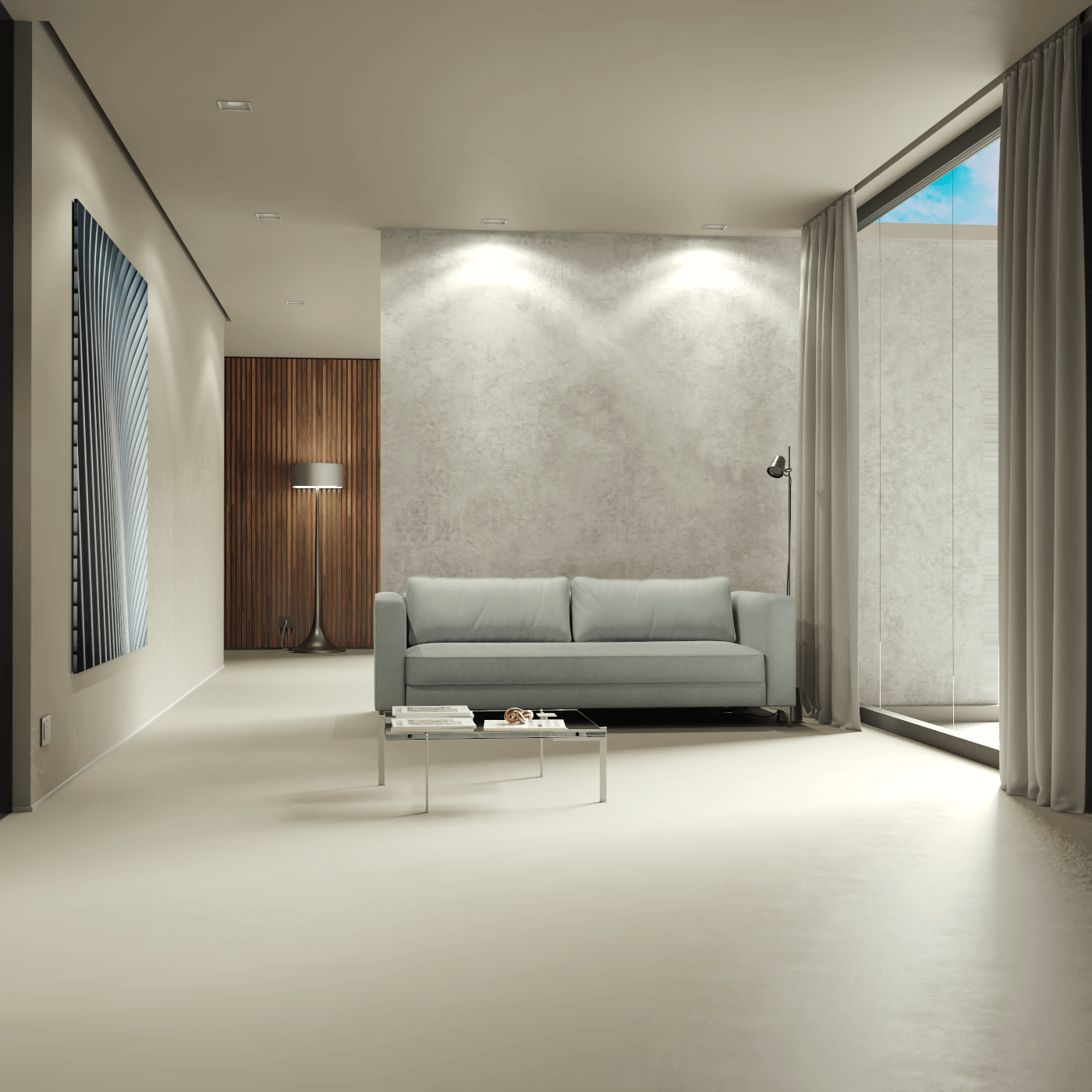 Nova Modern Silhouette Sofa
