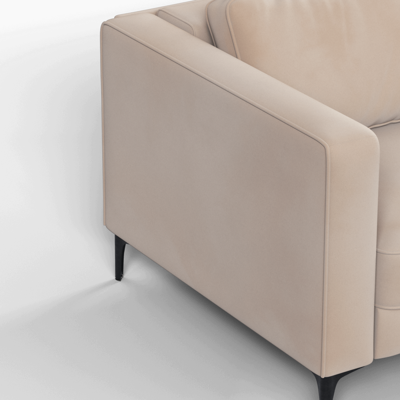 Nova Modern Silhouette Sofa