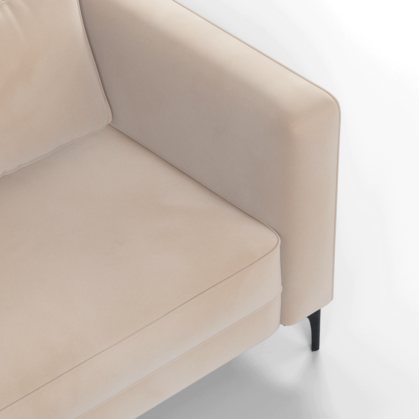 Nova Modern Silhouette Sofa