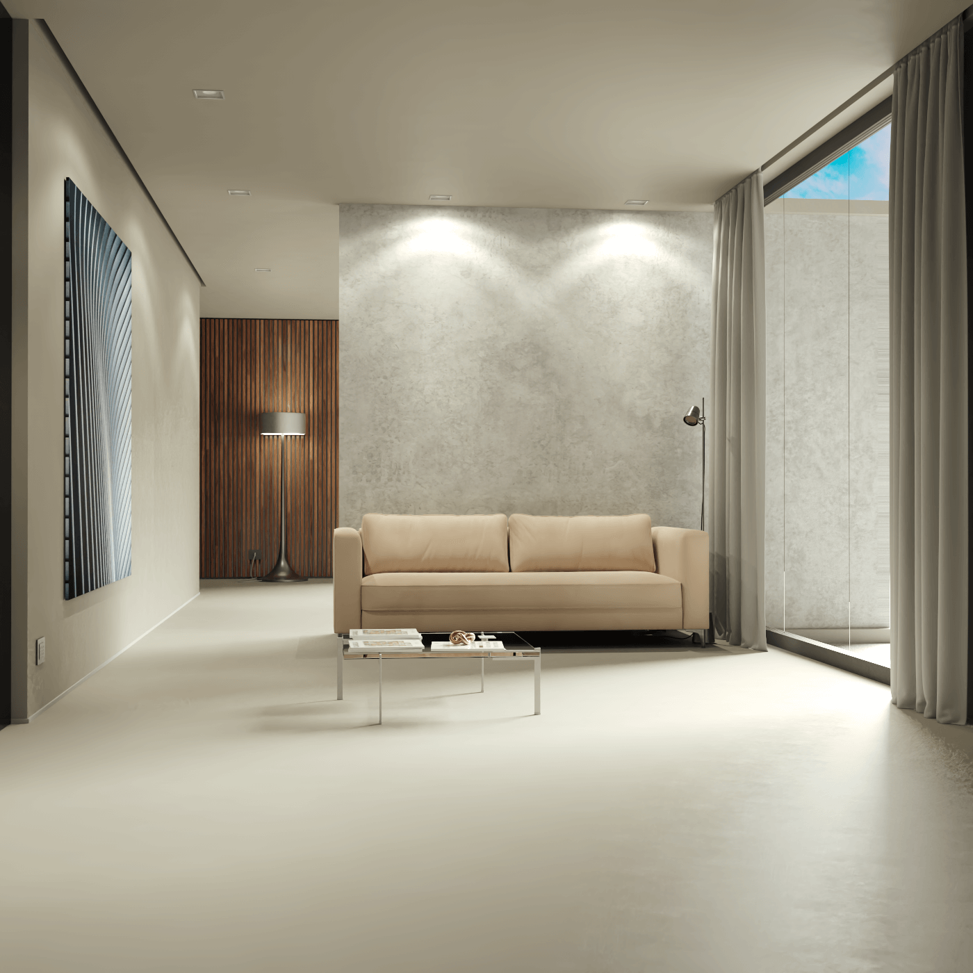 Nova Modern Silhouette Sofa