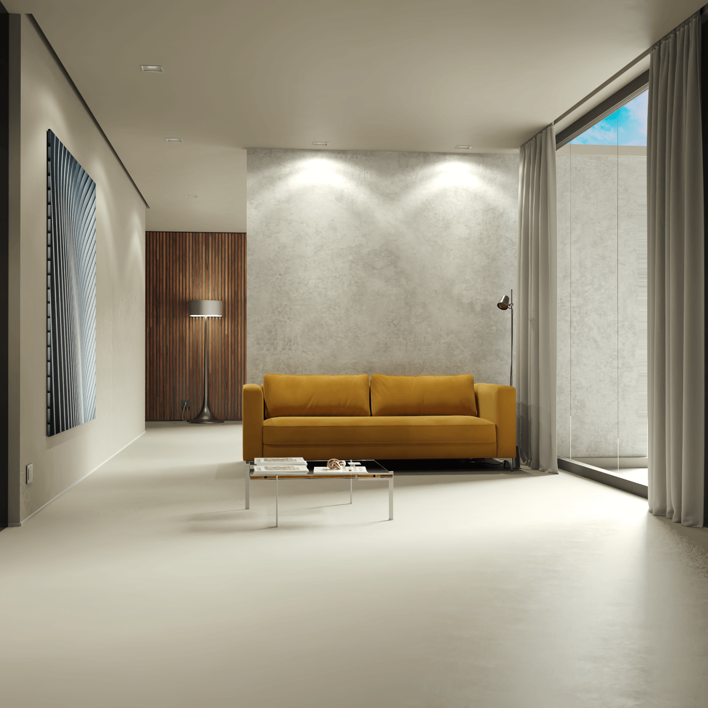 Nova Modern Silhouette Sofa