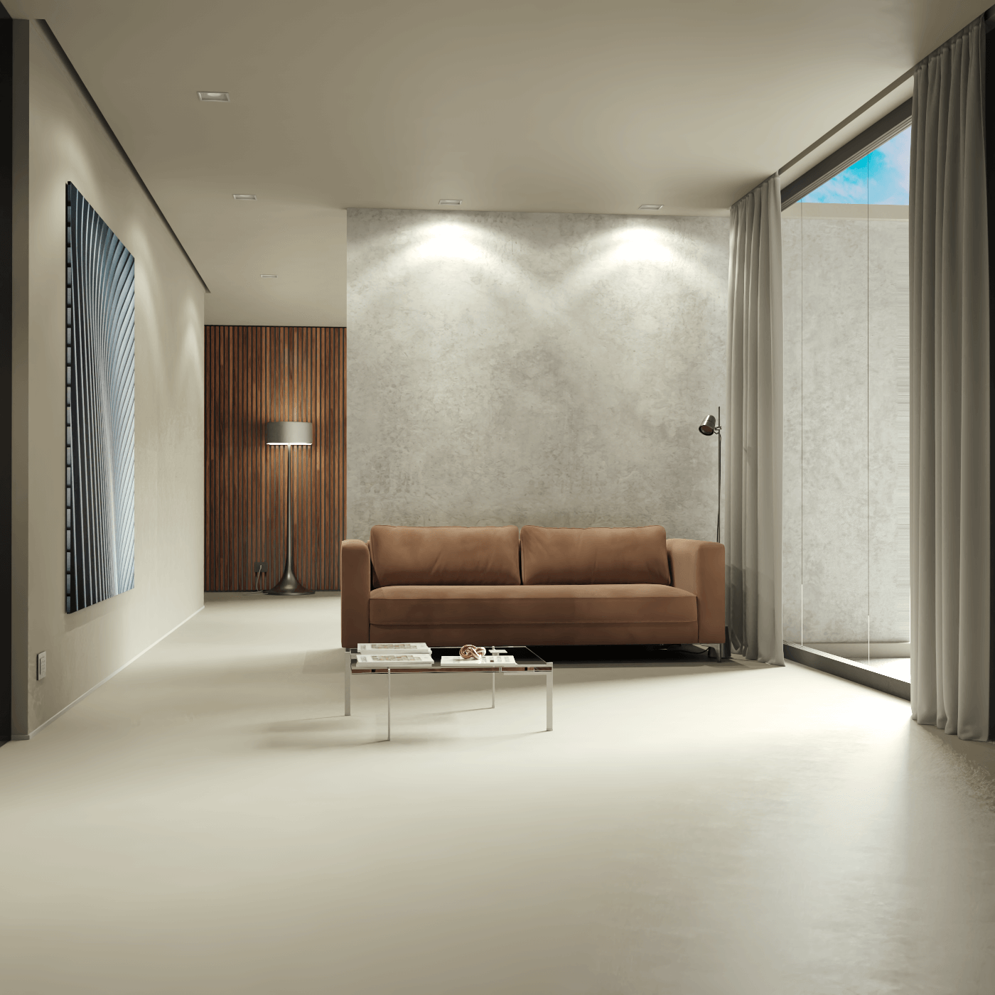 Nova Modern Silhouette Sofa