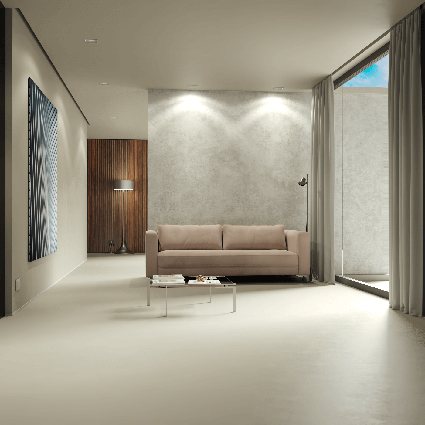 Nova Modern Silhouette Sofa