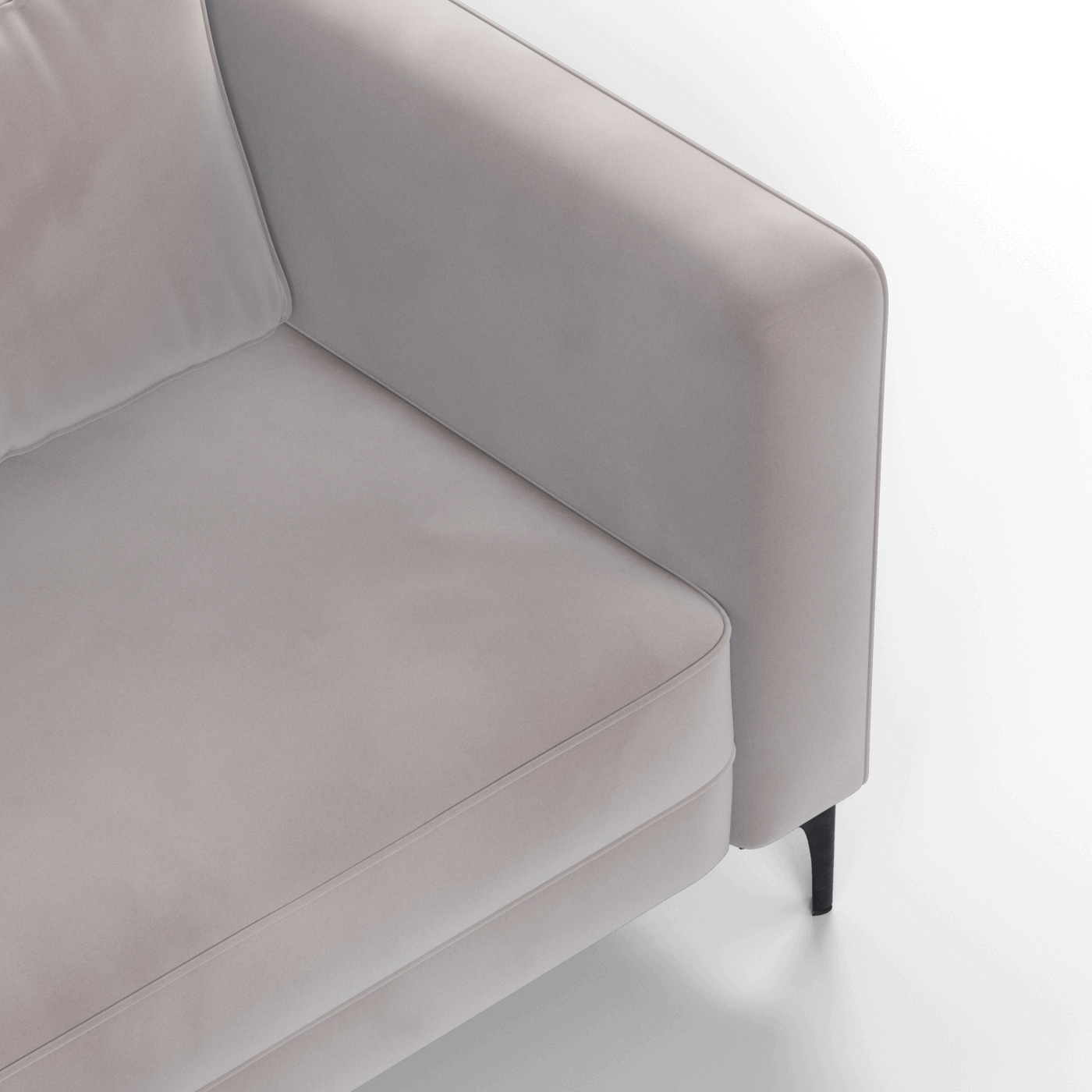 Nova Modern Silhouette Sofa