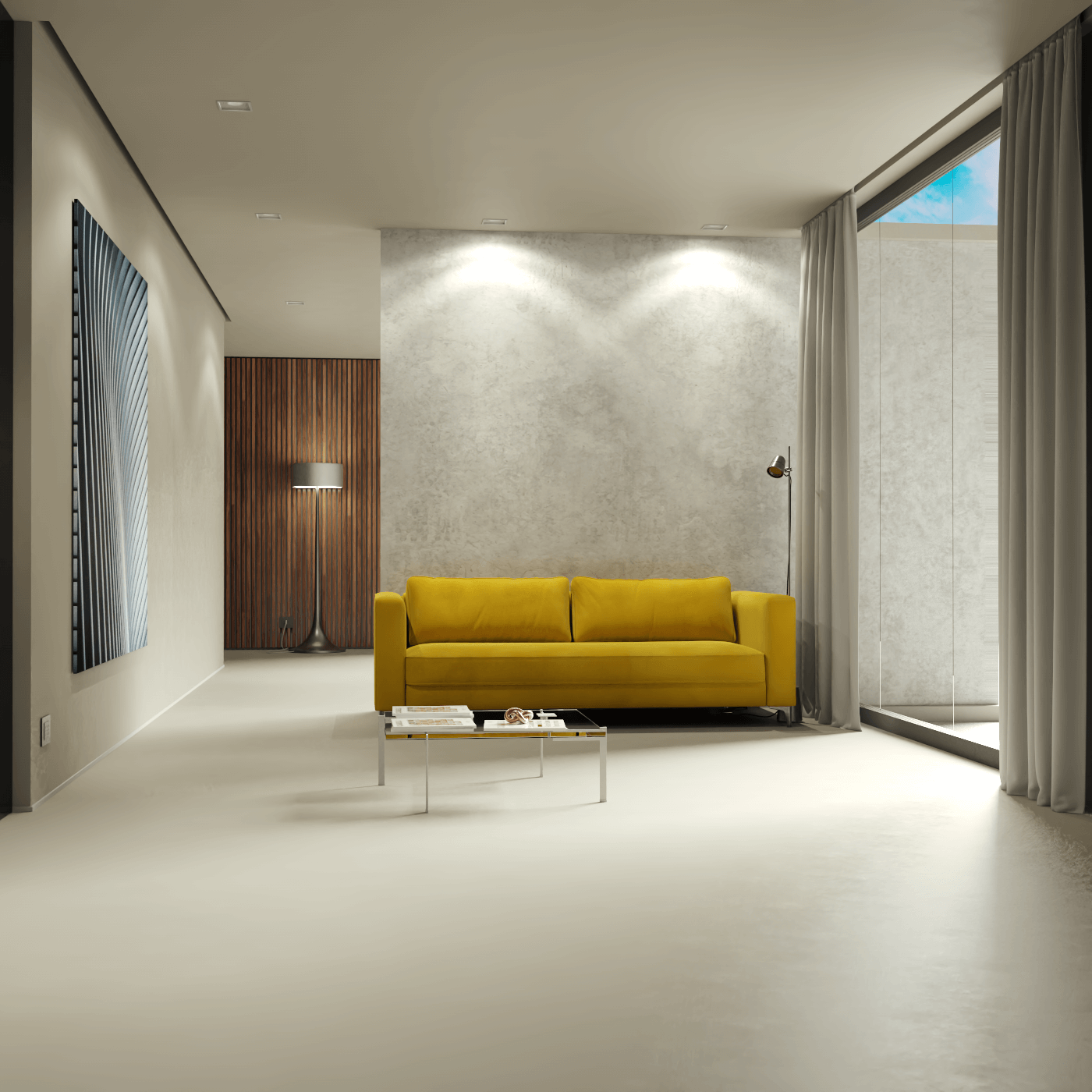 Nova Modern Silhouette Sofa
