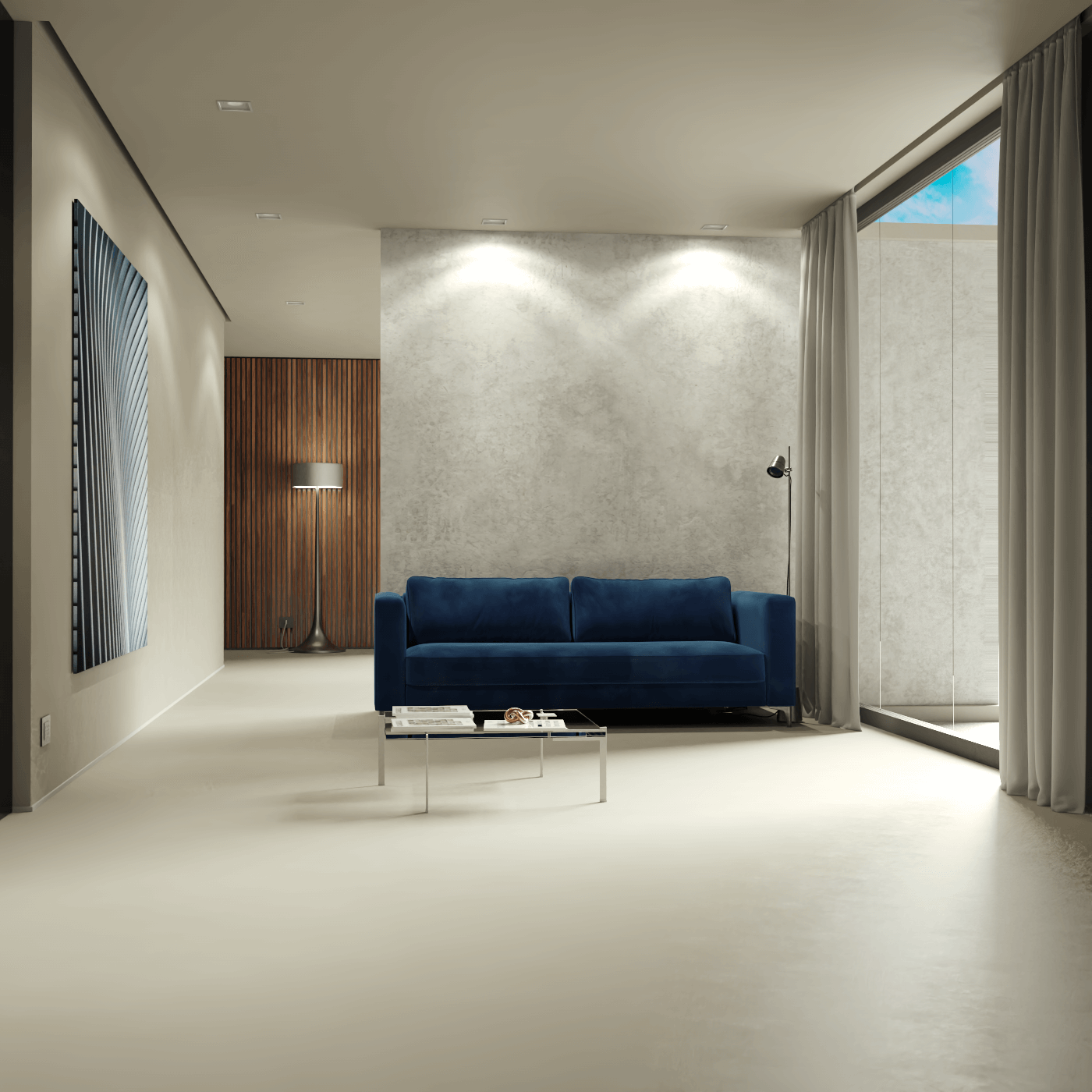 Nova Modern Silhouette Sofa