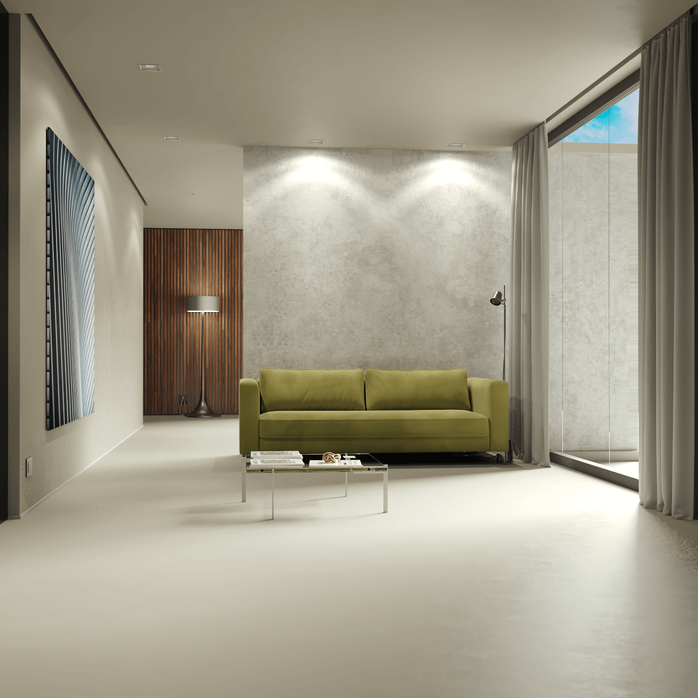 Nova Modern Silhouette Sofa