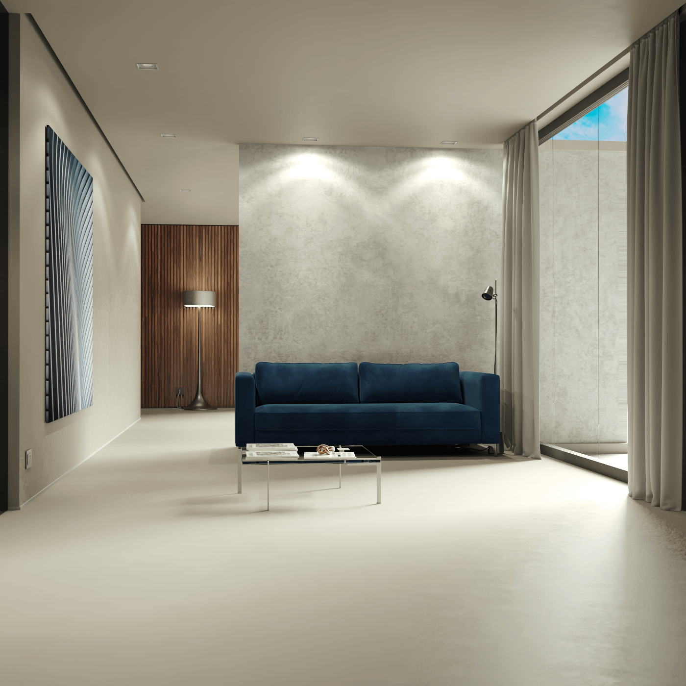 Nova Modern Silhouette Sofa