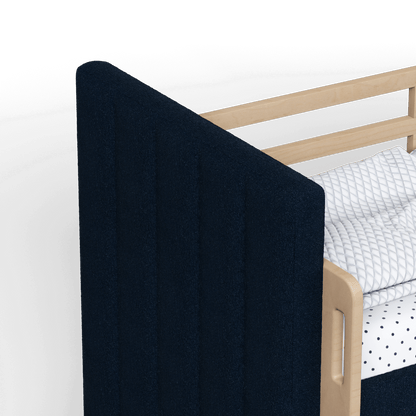 Paolo Bunk Bed with Soft Upholstery and Beechwood Accents