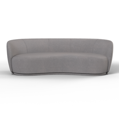 Posh Sofa - Curved Back Sofa with Continuous Base