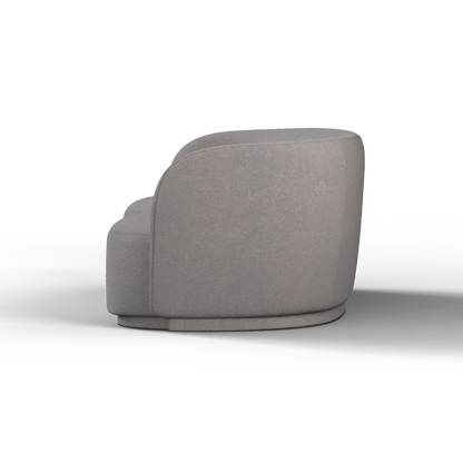 Posh Sofa - Curved Back Sofa with Continuous Base