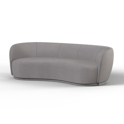 Posh Sofa - Curved Back Sofa with Continuous Base