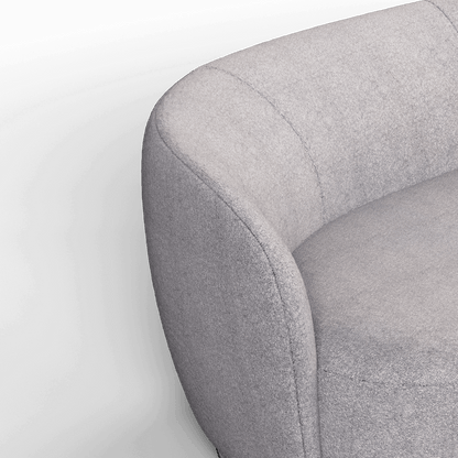 Posh Sofa - Curved Back Sofa with Continuous Base