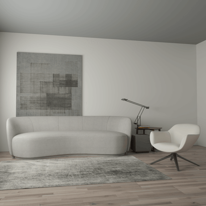 Posh Sofa - Curved Back Sofa with Continuous Base